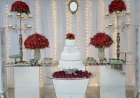 Casamento  - Branco, Vermelho e Dourado