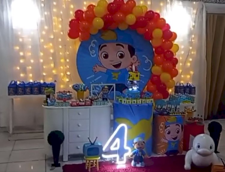 Casa de festas nota mil, começando pela Janaína (anfitriã) passando pelo local, funcionários